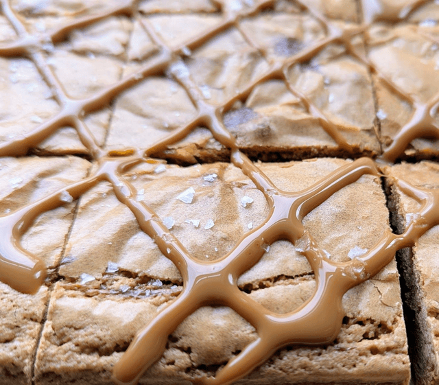 **NEW Salted Caramel Blondies
