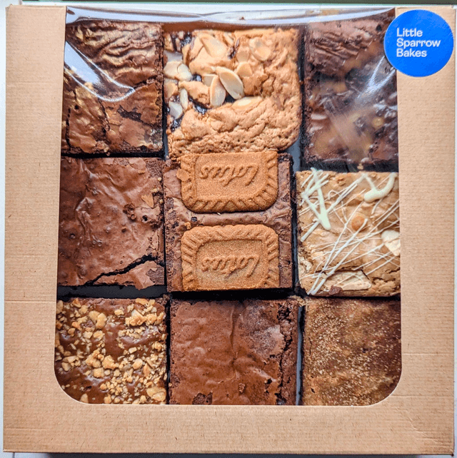 Mixed Box Of Delicious Brownies &amp; Blondies